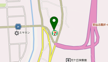 セブンイレブン 気仙沼浪板店の地図画像