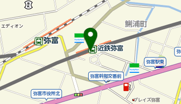 セブン銀行 近鉄電車 近鉄弥富駅 共同出張所の地図画像