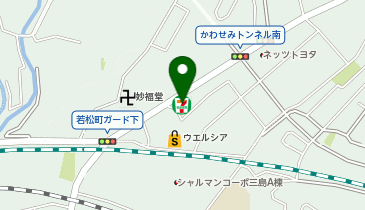 セブンイレブン 三島加茂店の地図画像