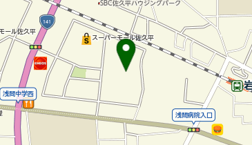 セブン銀行 カインズ 佐久平店 共同出張所の地図画像