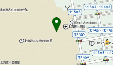 セブンイレブン 北海道大学病院店の地図画像