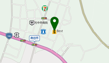 セブン銀行 アルク 光店 共同出張所の地図画像