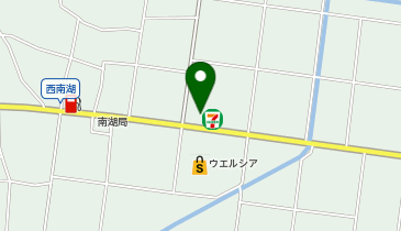 セブンイレブン 南アルプス西南湖店の地図画像