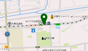 セブンイレブン ハートインアルビ住道店の地図画像