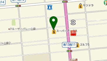 セブン銀行 スーパーアークス山鼻店 共同出張所の地図画像