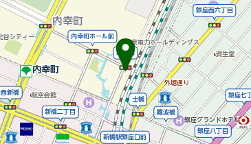 セブンイレブン 内幸町1丁目店の地図画像