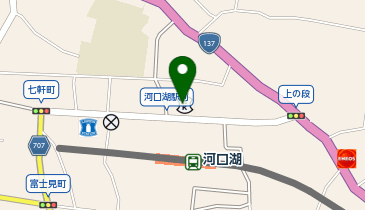 セブン銀行 山梨中央銀行 河口湖支店 共同出張所の地図画像