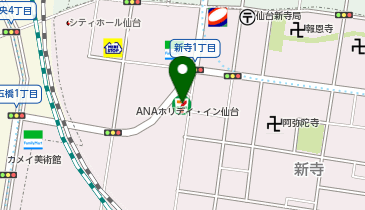 セブンイレブン 仙台新寺1丁目店の地図画像