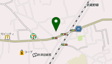 セブンイレブン 東村山秋津2丁目店の地図画像