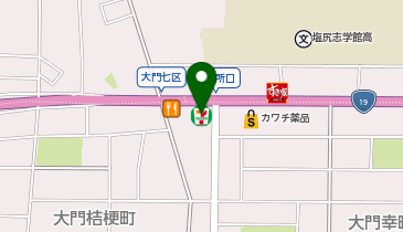 セブンイレブン 塩尻並木町店の地図画像