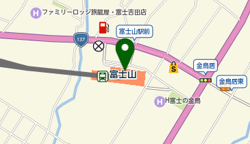 セブン銀行 富士急行線 富士山駅 共同出張所の地図画像