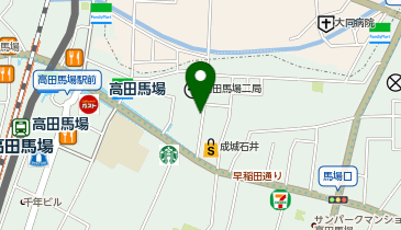 セブンイレブン 高田馬場2丁目中央店の地図画像