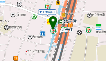 セブンイレブン 足立千住2丁目店の地図画像