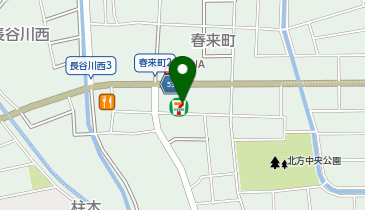 セブンイレブン 北方町春来3丁目店の地図画像