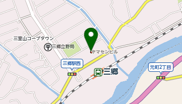 セブン銀行 JR三郷駅前ヤマセンビル 共同出張所の地図画像