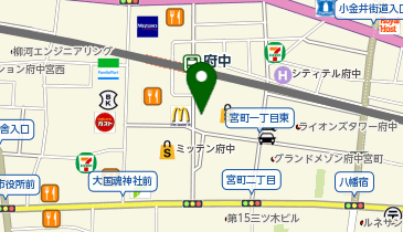 セブンイレブン 府中くるる店の地図画像