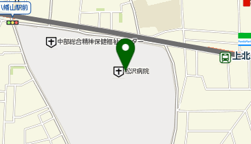 セブン銀行 東京都立松沢病院 共同出張所の地図画像