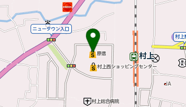 セブン銀行 原信村上西店 共同出張所の地図画像