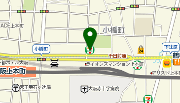 セブンイレブン 大阪小橋町店の地図画像