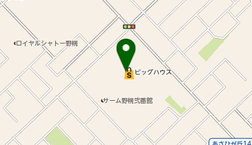 セブン銀行 スーパーアークス野幌店 共同出張所の地図画像