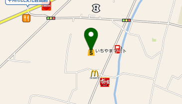 セブン銀行 いちやまマート塩山店 共同出張所の地図画像