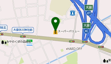 セブン銀行 スーパーバリュー ロピア練馬大泉店 共同出張所の地図画像