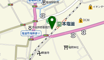 セブンイレブン 本塩釜駅前店の地図画像