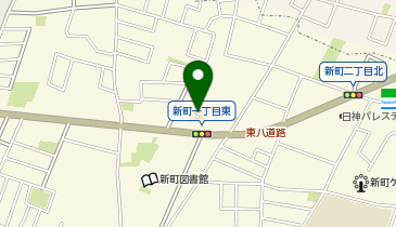 セブン銀行 スーパーバリュー 府中新町店 共同出張所の地図画像