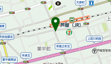 セブンイレブン JR芦屋駅前店の地図画像
