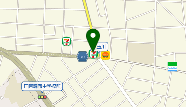 セブンイレブン 世田谷奥沢自由通り店の地図画像