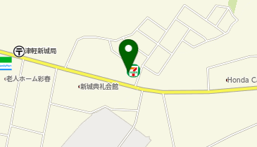 セブンイレブン 青森新城平岡店の地図画像