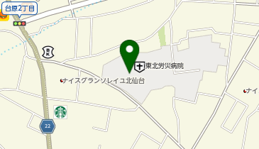 セブン銀行 東北労災病院 共同出張所の地図画像