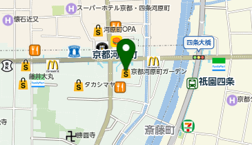 京都駅周辺地図 セブン銀行 エディオン 京都河原町本店 共同出張所 | 京都市下京区の