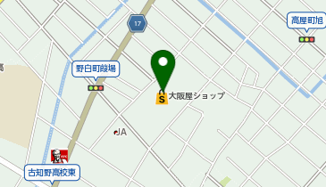 セブン銀行 大阪屋ショップ江南店 共同出張所の地図画像