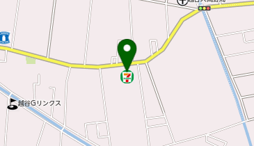 セブンイレブン 越谷大間野店の地図画像