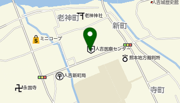 セブン銀行 人吉医療センター 共同出張所の地図画像