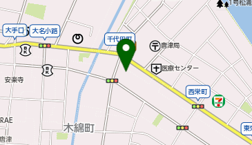 セブンイレブン 唐津材木町店の地図画像