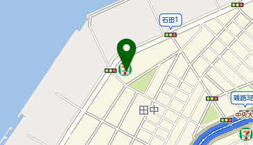 セブンイレブン 大阪田中1丁目店の地図画像