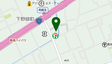 セブンイレブン 清水飯田町店の地図画像