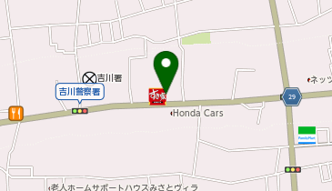 セブンイレブン 三郷上彦名店の地図画像