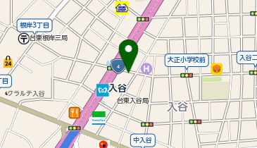 セブンイレブン 台東入谷1丁目北店の地図画像