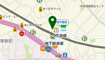セブンイレブン 板橋下赤塚駅北口店の地図画像