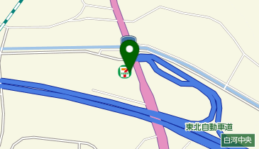 セブンイレブン 白河中央インター店の地図画像