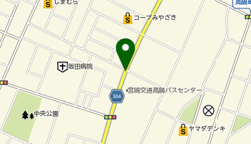 セブン銀行 コープみやざき高鍋店 共同出張所の地図画像