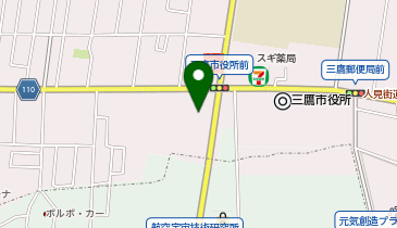 セブン銀行 サミット三鷹市役所前店 共同出張所の地図画像