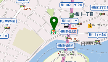 セブンイレブン 広島横川新橋西店の地図画像