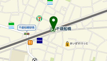 セブンイレブン 小田急千歳船橋店の地図画像
