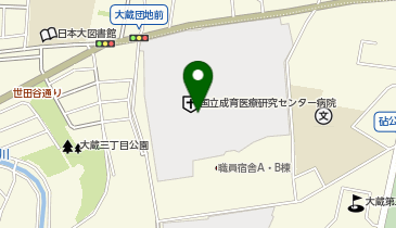 セブンイレブン KOYO国立成育医療研究センタ店の地図画像