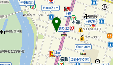 セブン銀行 商工中金 広島支店 共同出張所の地図画像