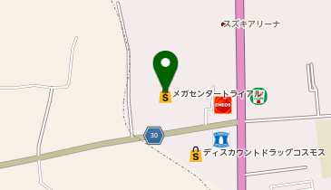 セブン銀行 メガセンタートライアル大津店 共同出張所の地図画像